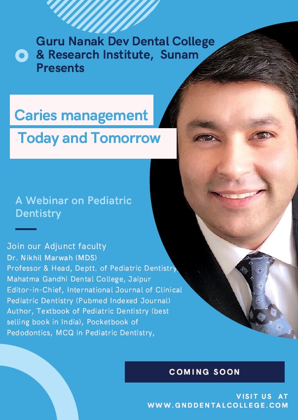 Caries management Today and Tomorrow
